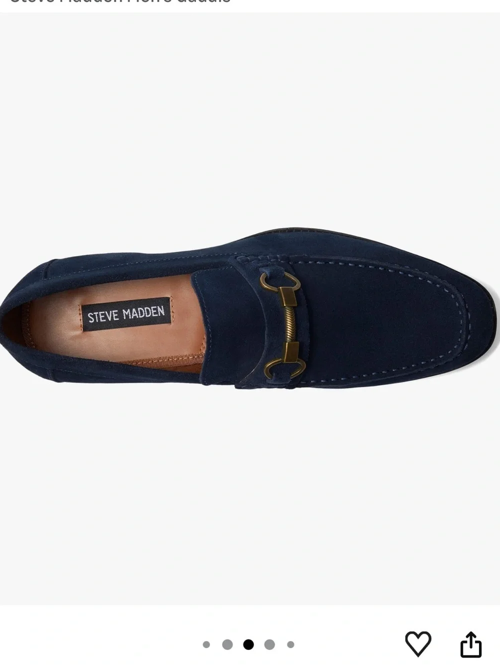 NEW Steve Madden Gaddis men’s shoes size 8 navy